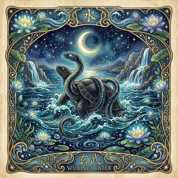 Wuxing Water Monkey element artwork