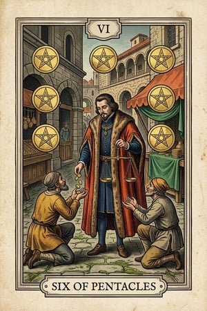 Sechs der Münzen
