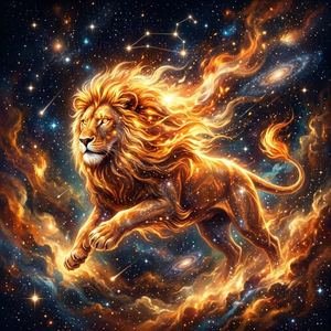 Leo Zodiac Illustration