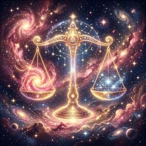 Libra Zodiac Illustration