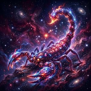Scorpio Zodiac Illustration