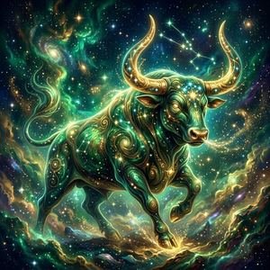 Taurus Zodiac Illustration